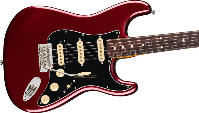 Fender American Professional Stratocaster HSS RW Guitarra Electrica Oxblood 4