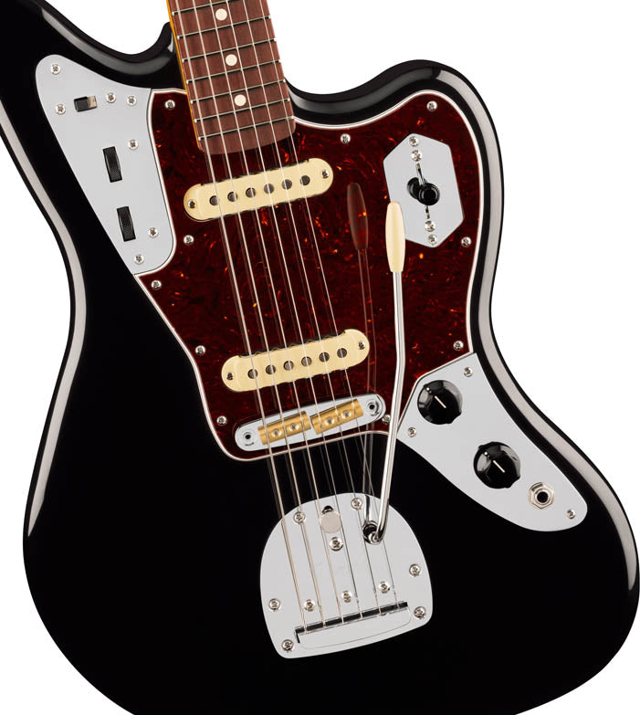 Fender American Professional Jaguar RW Guitarra Electrica Negra 3