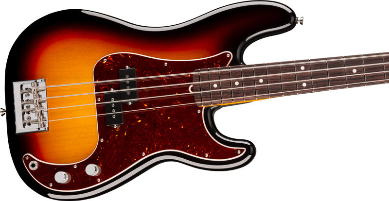 Fender American Professional Precision Bass RW Bajo Eléctrico 3 Colores Sunburst 4