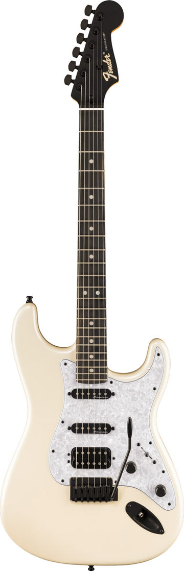 Fender Limited Edition Player Fusion Stratocaster HSS EB Guitarra Eléctrica Olympic Pearl 1