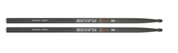 Techra XCARB 5A Supergrip Par Baquetas Batería 1