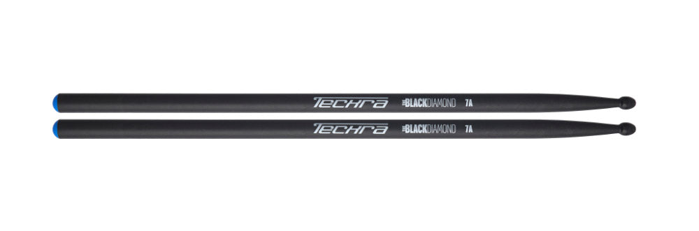 Techra Black Diamond 7A Par Baquetas Batería 1