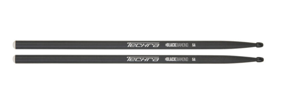 Techra Black Diamond 5A Par Baquetas Batería 1