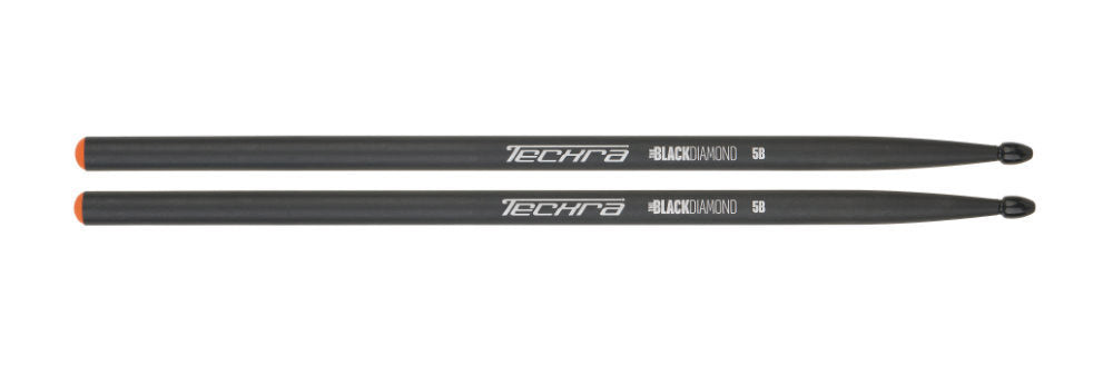 Techra Black Diamond 5B Par Baquetas Batería 1
