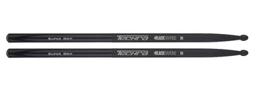 Techra Black Diamond 2B Supergrip Par Baquetas Batería 1