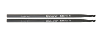 Techra Black Diamond 5A Supergrip Par Baquetas Batería 1