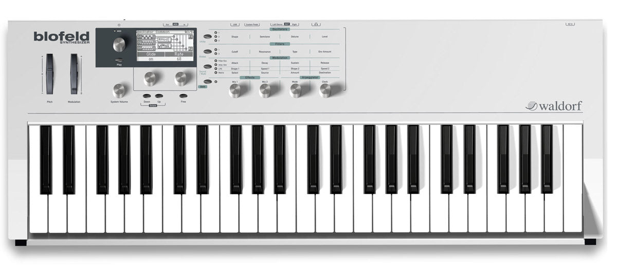 Waldorf Blofeld Keyboard WH Teclado Sintetizador 49 Teclas Blanco 1