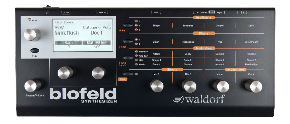 Waldorf Blofeld Desktop SH Módulo Sintetizador Shadow 1