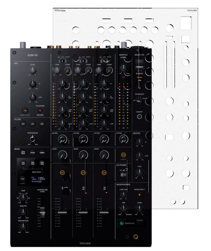 Top DJ Skin TOPDJV5 Cubierta para Pioneer DJ DJM V5 2