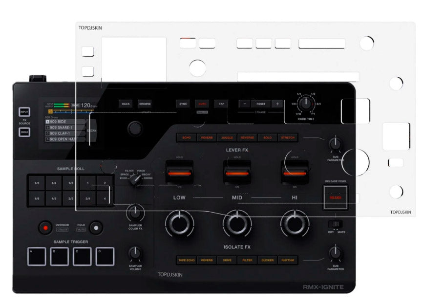 Top DJ Skin TOPDJIGNITE Cubierta para Alphatheta RMX Ignite 2