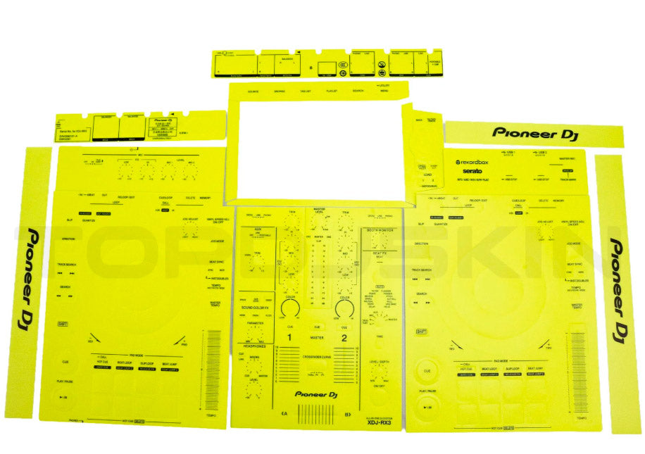 Top DJ Skin TOPDJRX3G Cubierta Verde para Pioneer DJ XDJ RX3 1