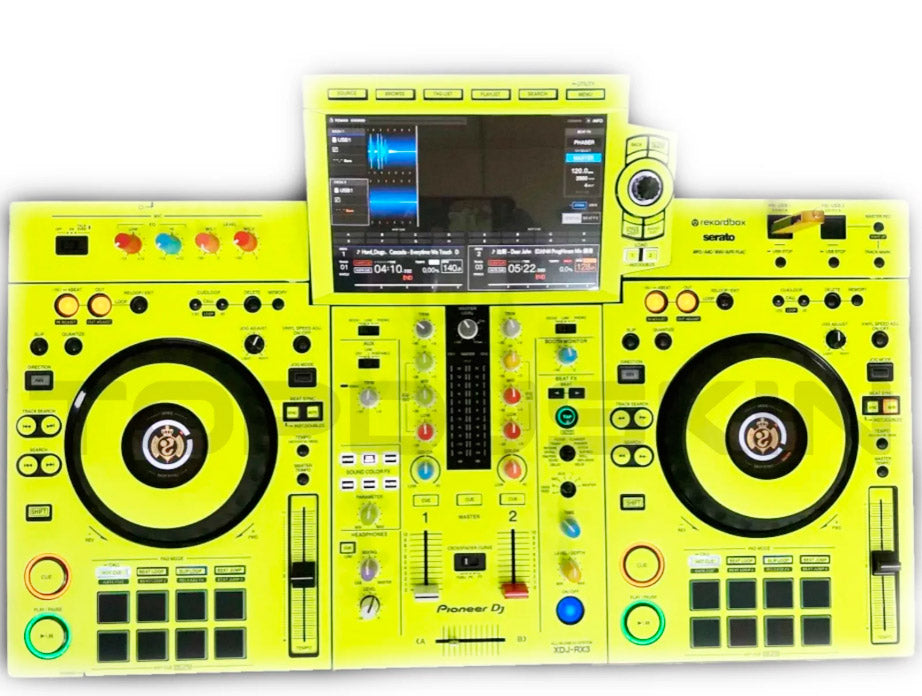 Top DJ Skin TOPDJRX3G Cubierta Verde para Pioneer DJ XDJ RX3 2