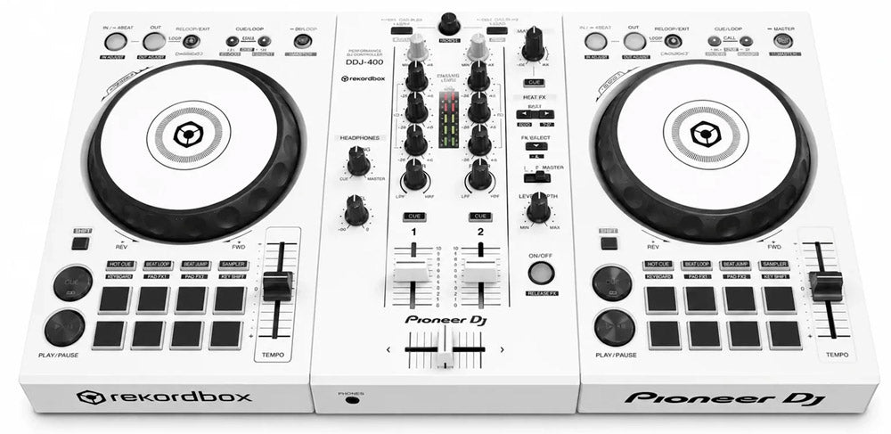 Top DJ Skin TOPDJFLX4W Cubierta para Pioneer DJ DDJFLX4 Blanca 1