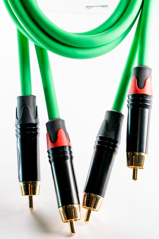 Welx WLXRR2 GR Cable 2 x RCA 2 x RCA 2 metros Verde 1