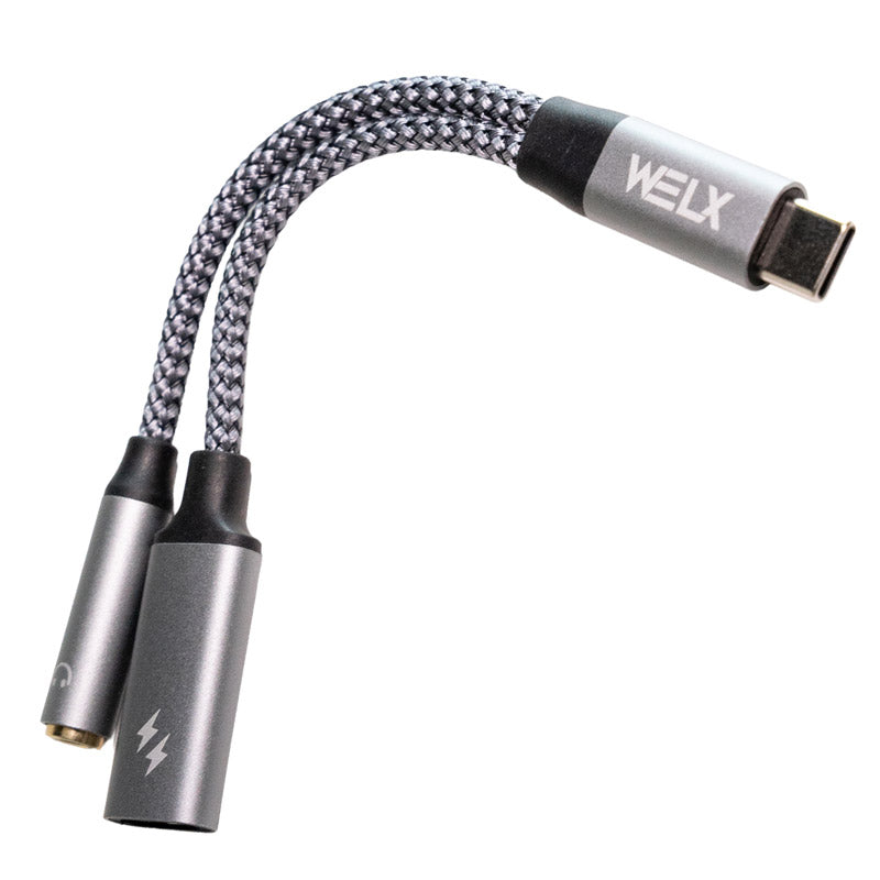 Welx C3 Adaptador USB C para Carga y Auriculares 1