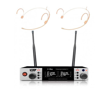 XP Audio UM2DSHS Sistema Inalámbrico Dos Micrófonos de Diadema 1