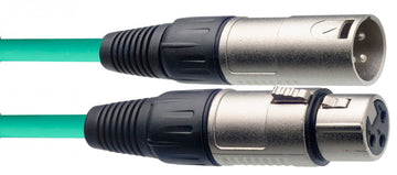 Auvisa SMC10 CGR Cable Micrófono XLR 10 metros Verde 1