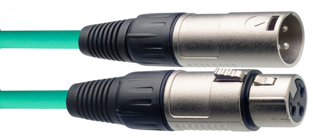 Auvisa SMC6 CGR Cable Micrófono XLR 6 metros Verde 1