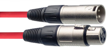 Auvisa SMC6 CRD Cable Micrófono XLR 6 metros Rojo 1