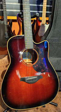 Yamaha A3M ARE TBS Guitarra Electroacústica Dreadnought Tobacco Sunburst. Segunda Mano 2