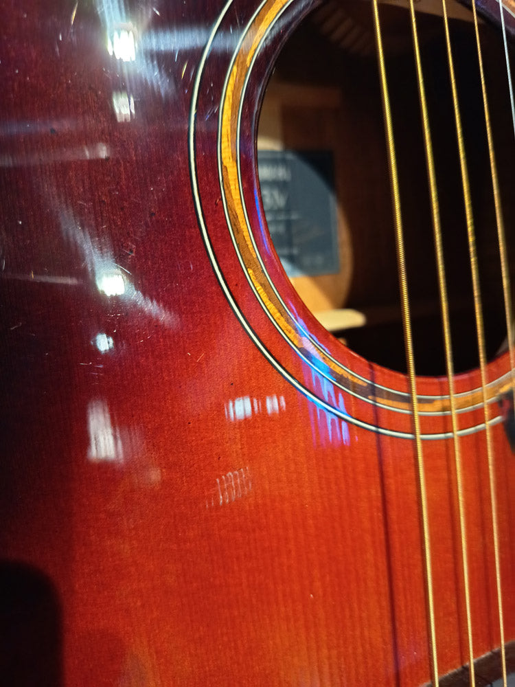 Yamaha A3M ARE TBS Guitarra Electroacústica Dreadnought Tobacco Sunburst. Segunda Mano 3