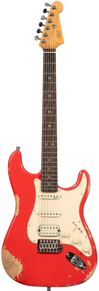 Henrys Snake II Aged ST-1N Cobra Guitarra Eléctrica Roja 1