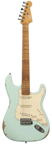Henrys Destiny II Aged ST-2N Fatal Guitarra Eléctrica Surf Green 1