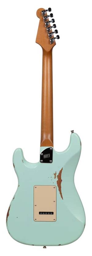 Henrys Destiny II Aged ST-2N Fatal Guitarra Eléctrica Surf Green 3