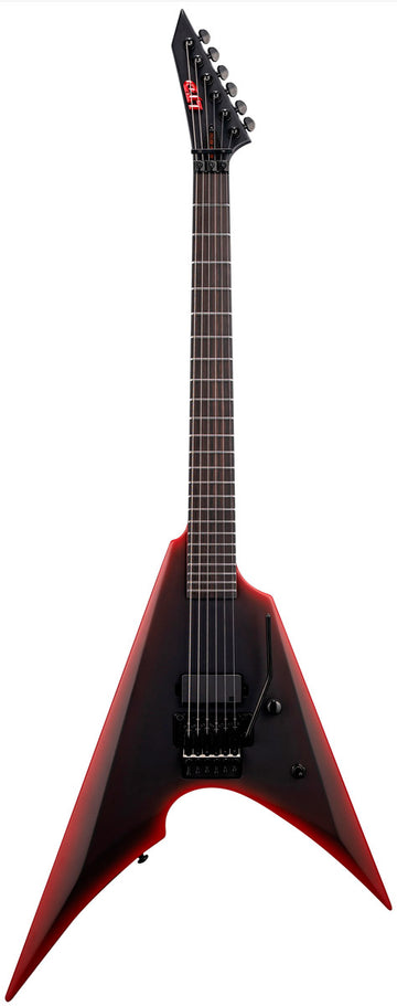 ESP LTD Arrow Black Metal II BRBS Guitarra Eléctrica Black Red Burst Satin 1