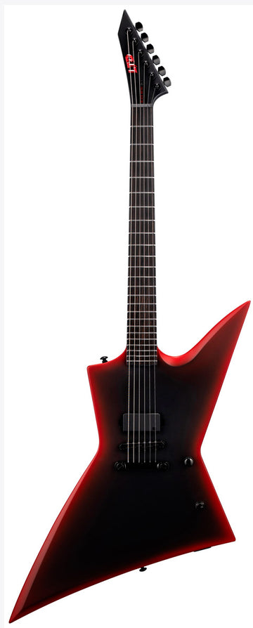 ESP LTD EXL Black Metal II BRBS Guitarra Eléctrica Black Red Burst Satin 1