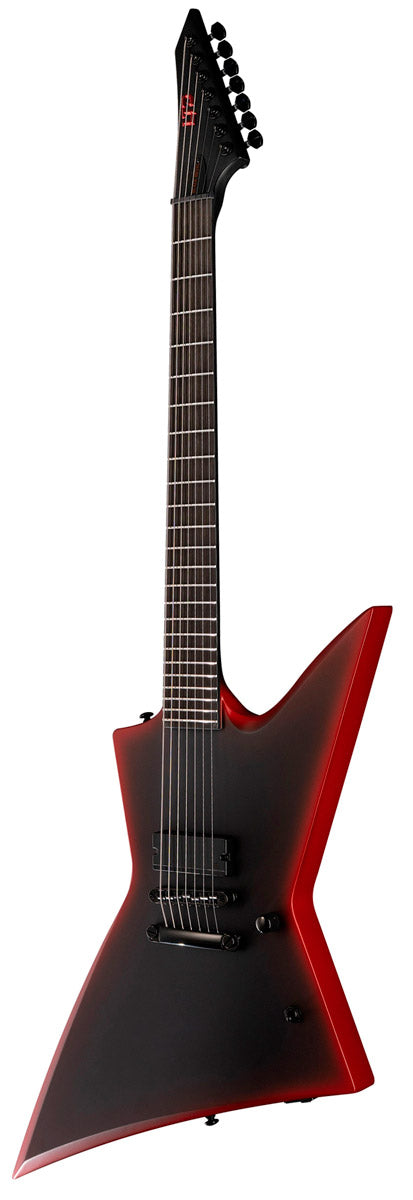 ESP LTD EXL-7 Baritone Black Metal II BRBS Guitarra Eléctrica 7 Cuerdas Black Red Burst Satin 2