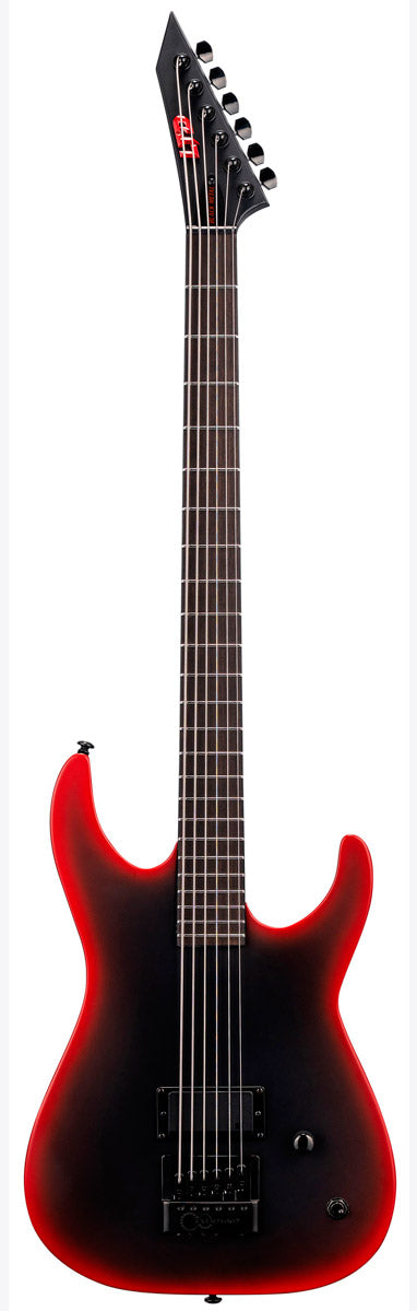 ESP LTD M-6 Baritone ET Black Metal II BRBS Guitarra Eléctrica Black Red Burst Satin 1