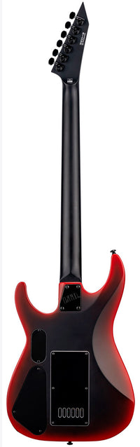 ESP LTD M-6 Baritone ET Black Metal II BRBS Guitarra Eléctrica Black Red Burst Satin 3