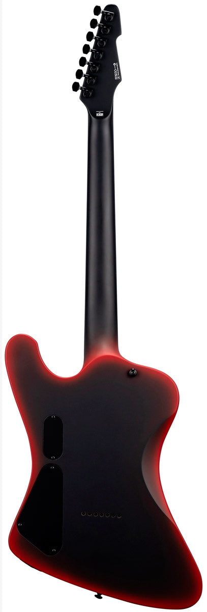 ESP LTD Phoenix 7 Baritone Black Metal II BRBS Guitarra Eléctrica 7 Cuerdas Black Red Burst Satin 3