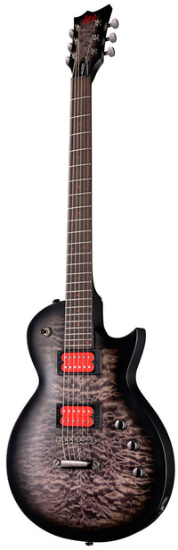ESP LTD BB-200 Baritone QM STBLKSB Guitarra Eléctrica See Thru Black Sunburst Satin 2