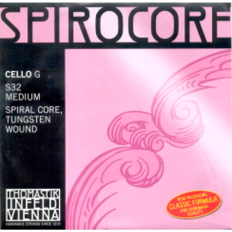 Thomastik S32 Spirocore Wolframio 3a Cuerda Cello 1