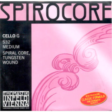 Thomastik S32ST Spirocore Wolframio 3a Cuerda Cello Fuerte 1