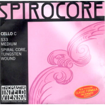 Thomastik S33 Spirocore Wolframio 4a Cuerda Cello 1