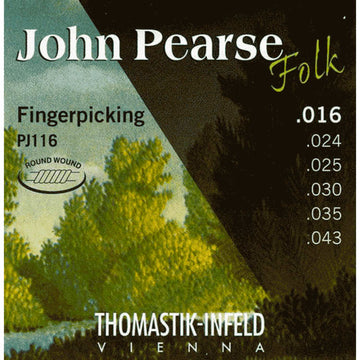 Thomastik PJ116 John Pearse Juego Guitarra Acústica 16-43 1