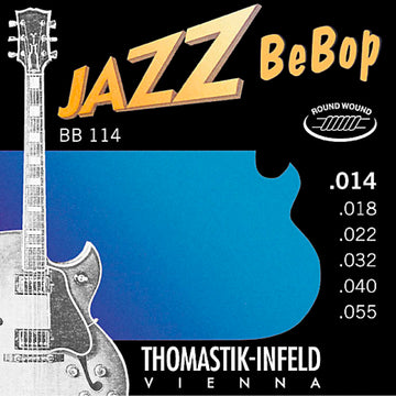 Thomastik BB114 Jazz Bebop Juego Cuerdas Guitarra Eléctrica 14-55 1