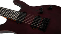 Spira S407-MWR Guitarra Eléctrica 7 Cuerdas Satin Wine Red 3
