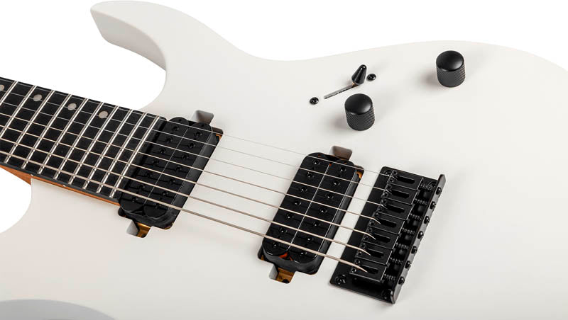 Spira S407-MWH Guitarra Eléctrica 7 Cuerdas Satin White 3