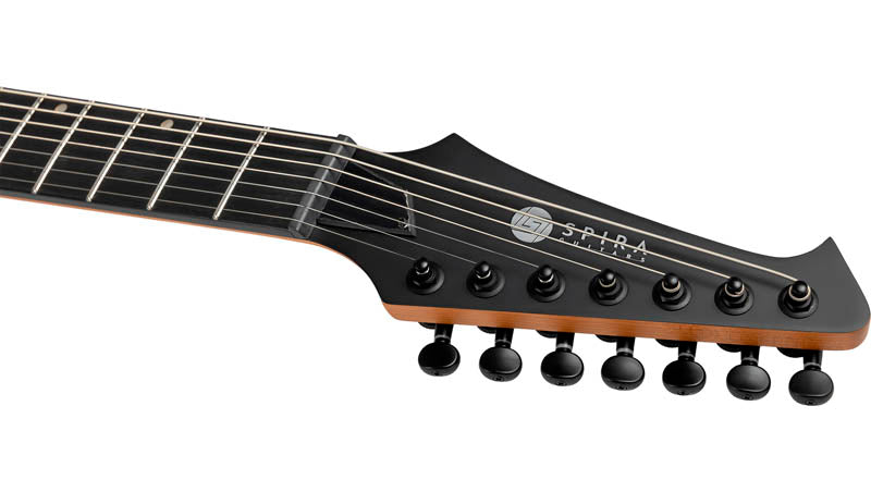 Spira S407-MWH Guitarra Eléctrica 7 Cuerdas Satin White 4