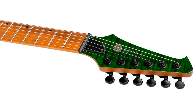 Spira S450-TGR Guitarra Eléctrica Transparent Green 4