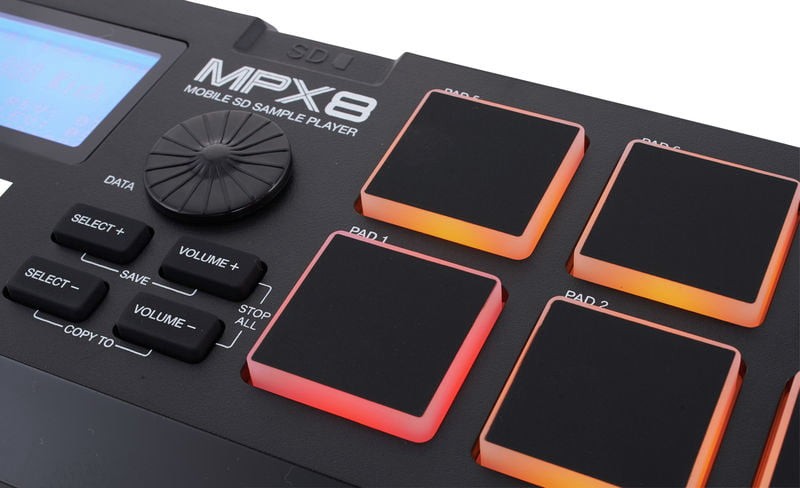 AKAI MPX8 Controlador de Muestras en Tarjeta SD 15