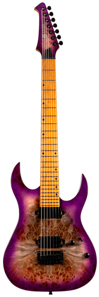 Spira S457-TPP Guitarra Eléctrica 7 Cuerdas Transparent Purple 1