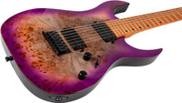Spira S457-TPP Guitarra Eléctrica 7 Cuerdas Transparent Purple 3