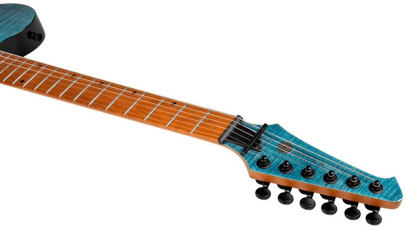 Spira T450-TDB Guitarra Eléctrica Transparent Blue 4