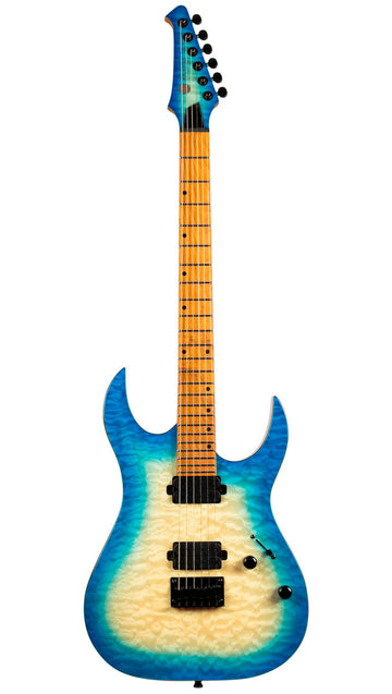 Spira S500-QAB Guitarra Eléctrica Transparent Aqua Blue 1
