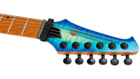 Spira S500-QAB Guitarra Eléctrica Transparent Aqua Blue 4